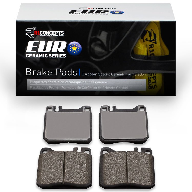 Euro Ceramic Brake Pads, 1979-1991 Mercedes-Benz, Position: Front