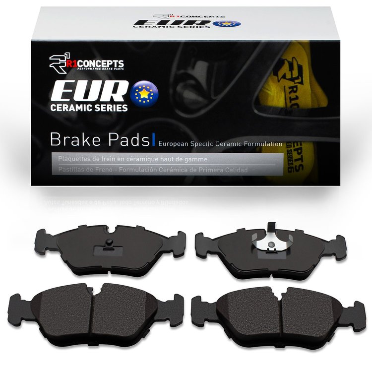Euro Ceramic Brake Pads, 1982-1993 Fits Multiple Makes/Models, Position: Front