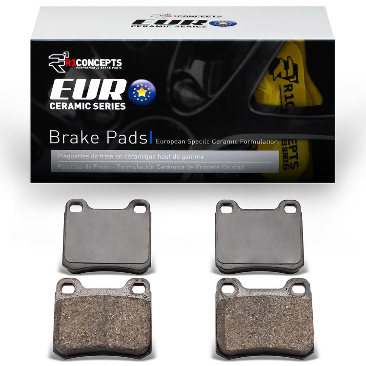 Euro Ceramic Brake Pads, 1983-1995 Mercedes-Benz, Position: Rear