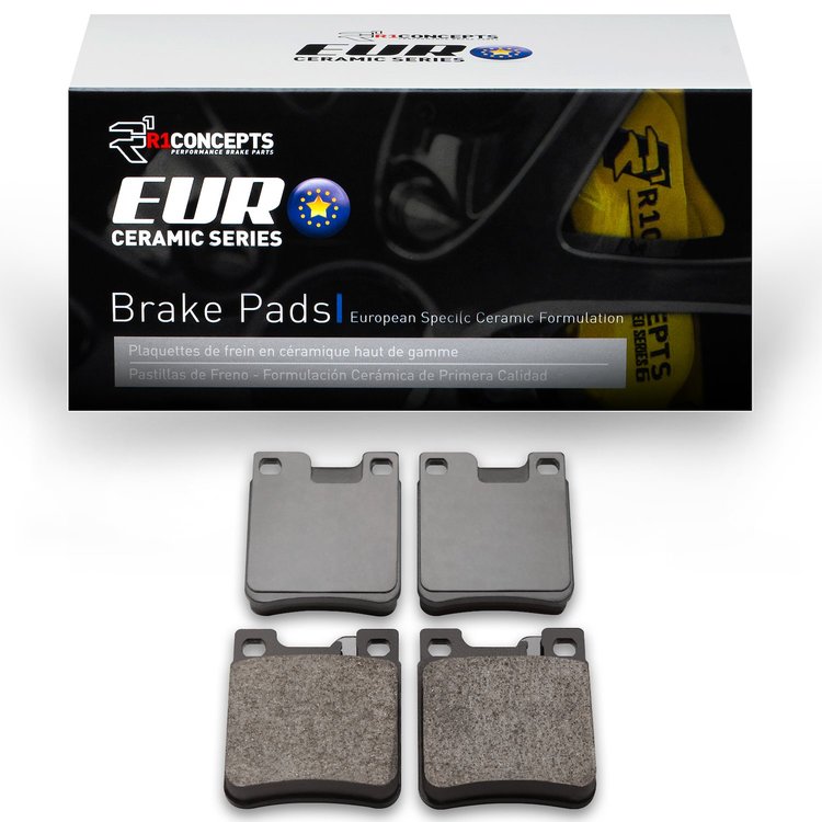 Euro Ceramic Brake Pads, 1991-2009 Fits Multiple Makes/Models, Position: Rear