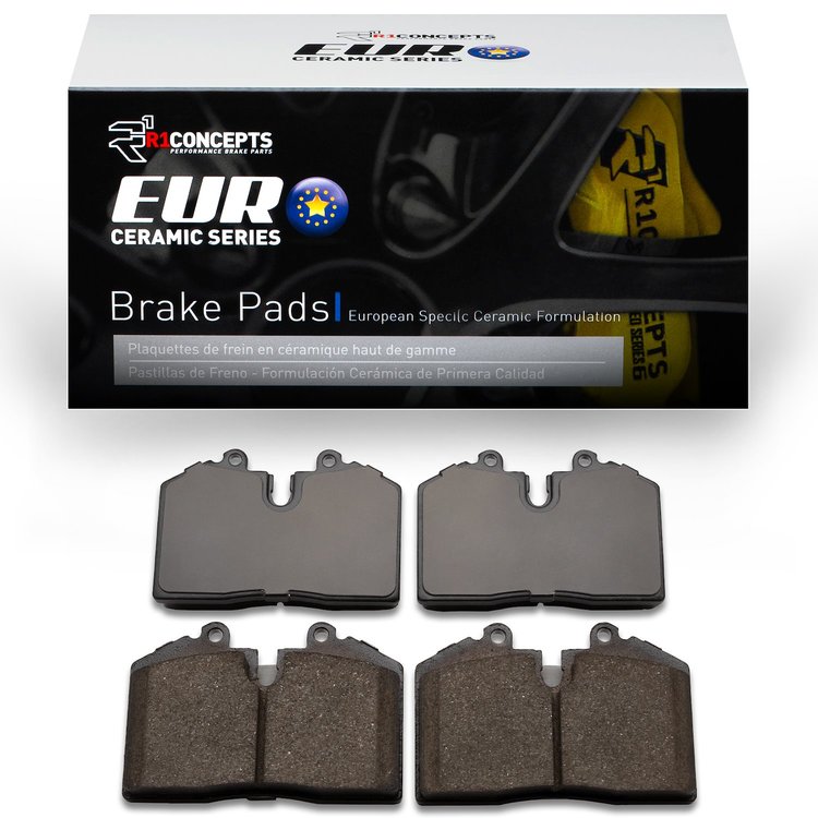 Euro Ceramic Brake Pads, 1978-2004 Fits Multiple Makes/Models, Position: Front & Rear