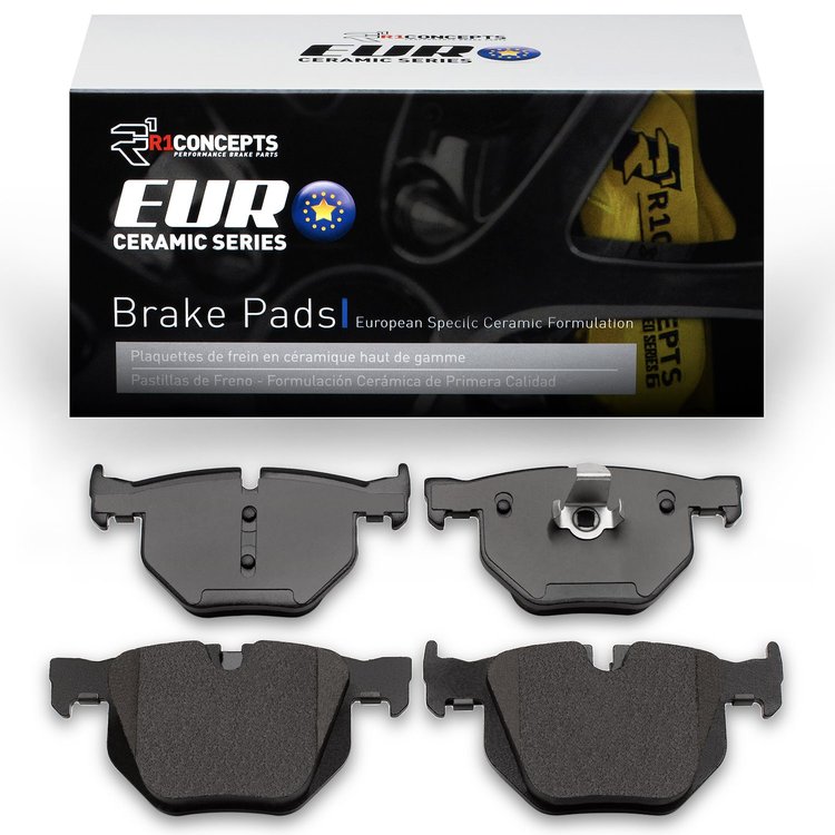 Euro Ceramic Brake Pads, 2004-2010 BMW, Position: Rear