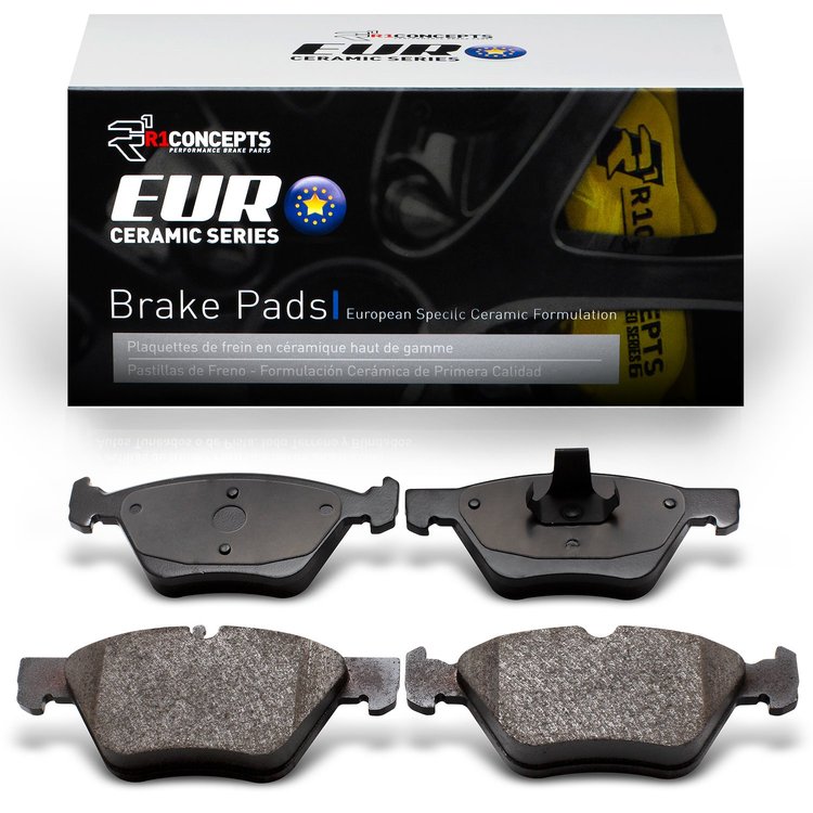 Euro Ceramic Brake Pads, 1996-2008 Fits Multiple Makes/Models, Position: Front