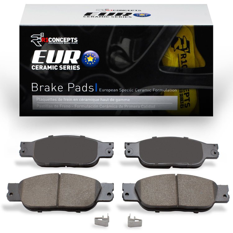 Euro Ceramic Brake Pads, 2003-2005 Jaguar, Position: Front