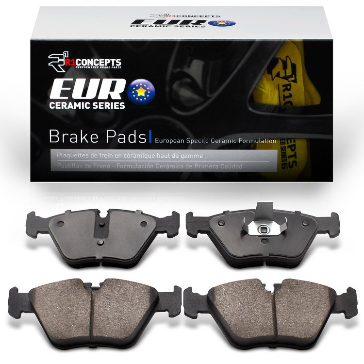 Euro Ceramic Brake Pads, 2001-2010 BMW, Position: Front