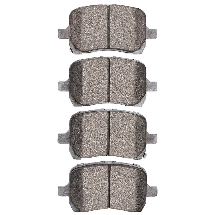 Euro Ceramic Brake Pads, 2004-2012 GM, Position: Front