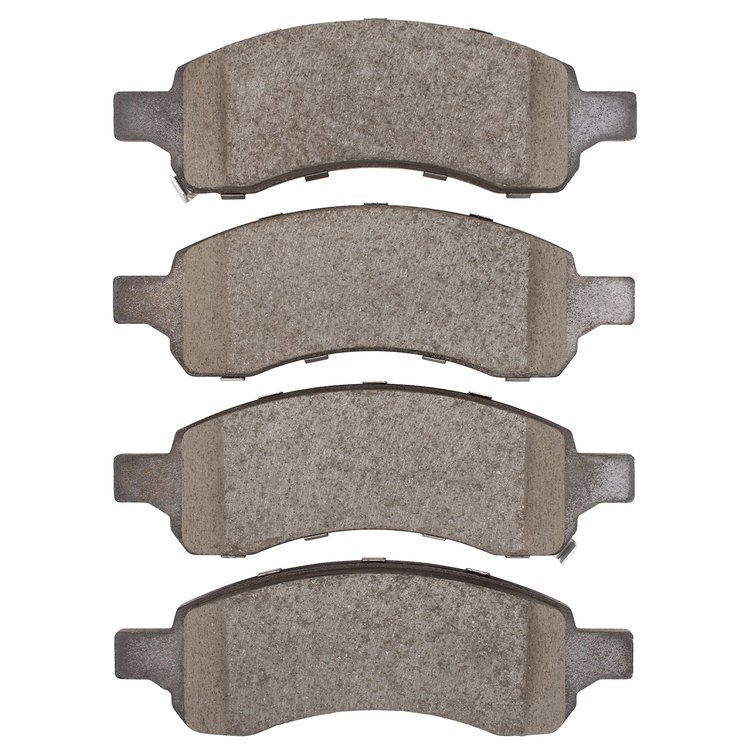 Euro Ceramic Brake Pads, 2006-2012 GM, Position: Front