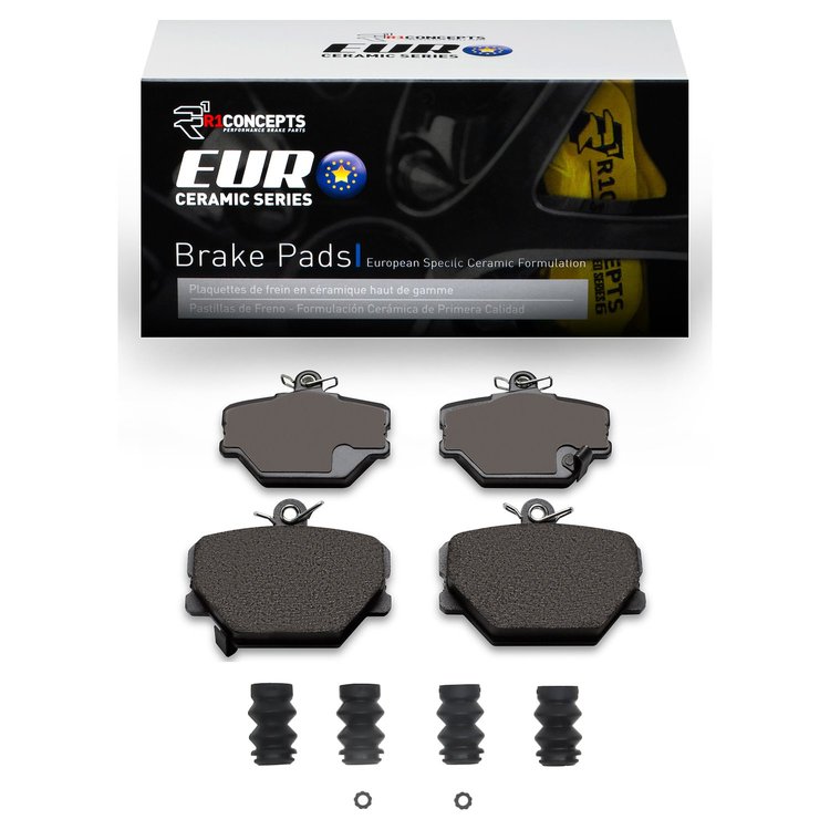 Euro Ceramic Brake Pads & Hardware Kit, 2005-2016 Smart, Position: Front