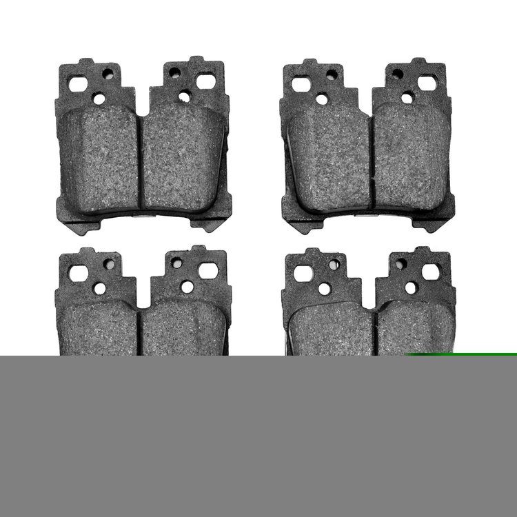 Euro Ceramic Brake Pads, Fits Select Lexus/Toyota/Scion, Position: Rear