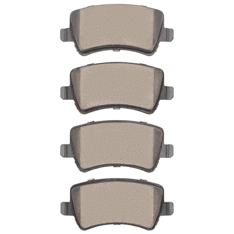 Euro Ceramic Brake Pads, 2007-2018 Fits Multiple Makes/Models, Position: Rear