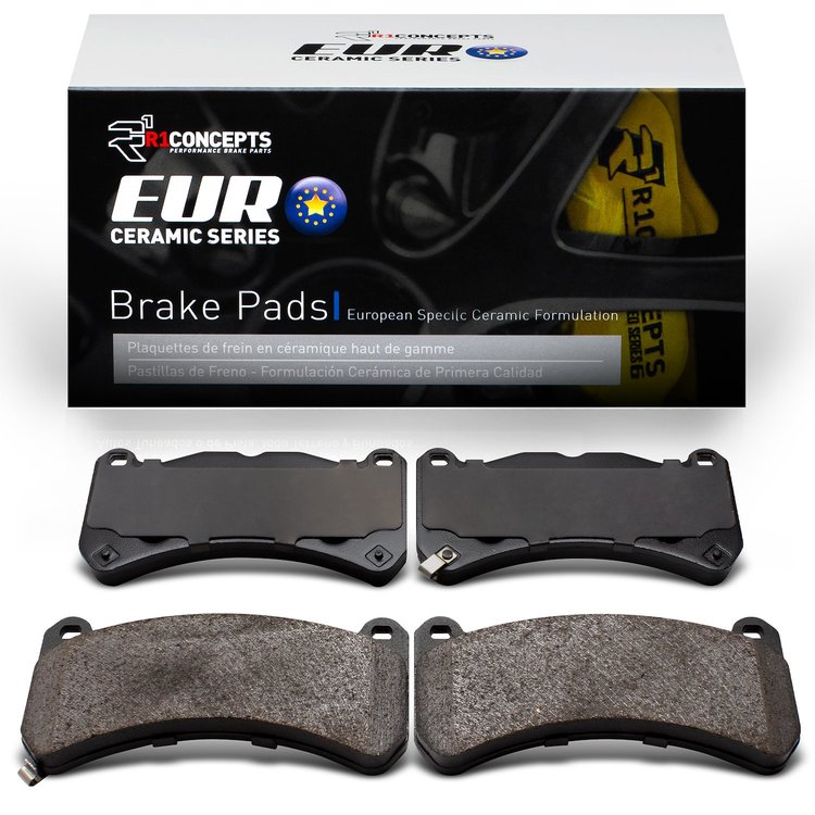 Euro Ceramic Brake Pads, 2008-2021 Fits Multiple Makes/Models, Position: Front