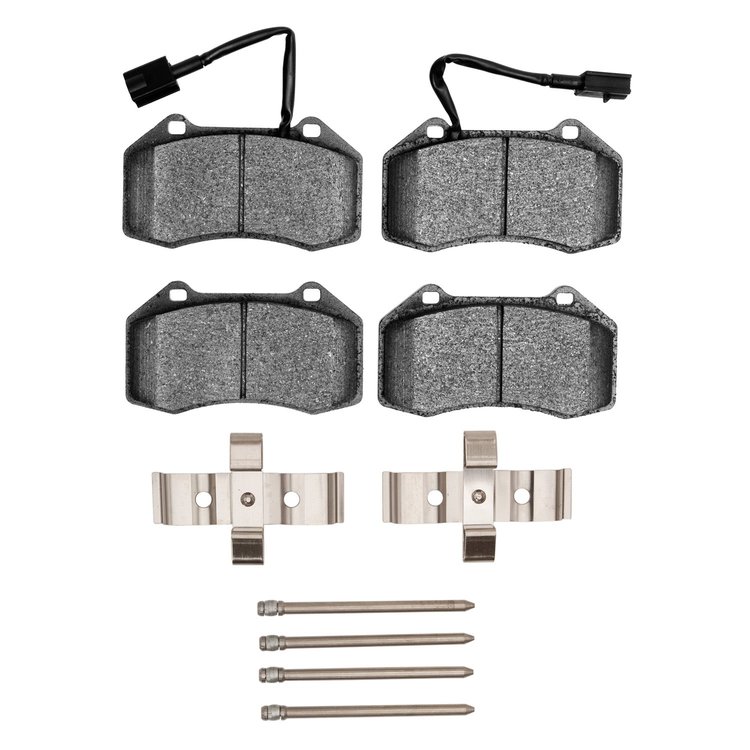 Euro Ceramic Brake Pads & Hardware Kit, 2007-2010 GM, Position: Front