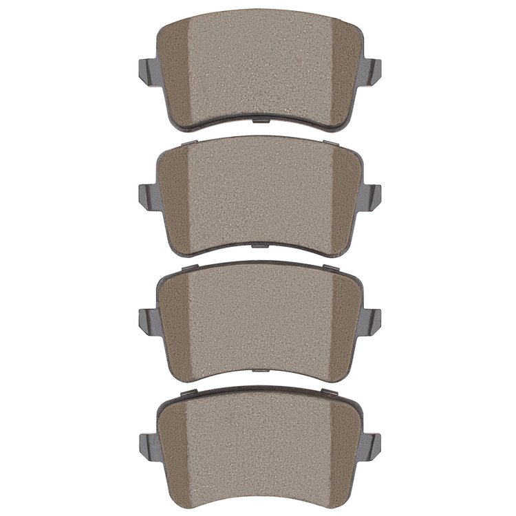 Euro Ceramic Brake Pads, 2008-2017 Audi/Porsche/Volkswagen, Position: Rear