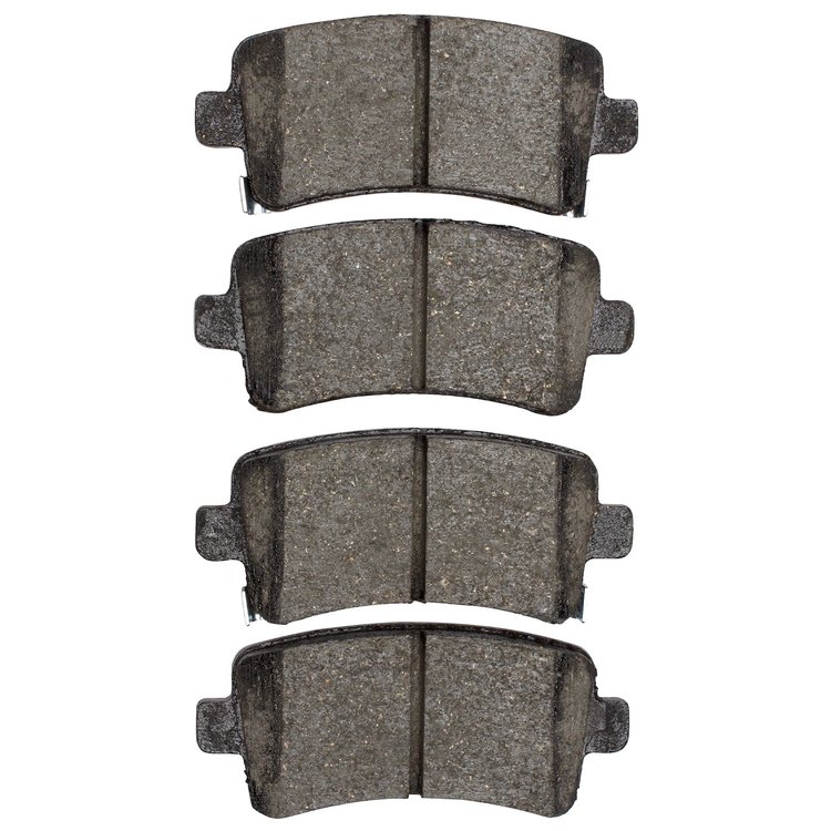 Euro Ceramic Brake Pads, 2010-2020 GM, Position: Rear