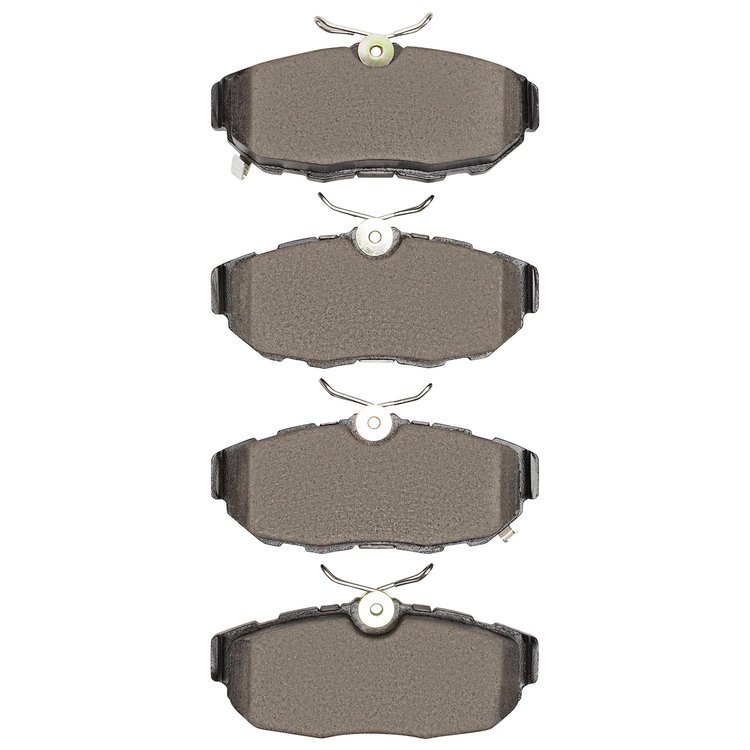 Euro Ceramic Brake Pads, 2005-2014 Ford/Lincoln/Mercury/Mazda, Position: Rear