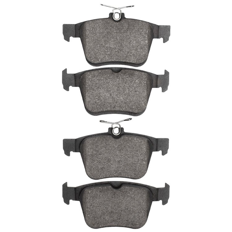 Euro Ceramic Brake Pads, Fits Select Audi/Porsche/Volkswagen, Position: Rear