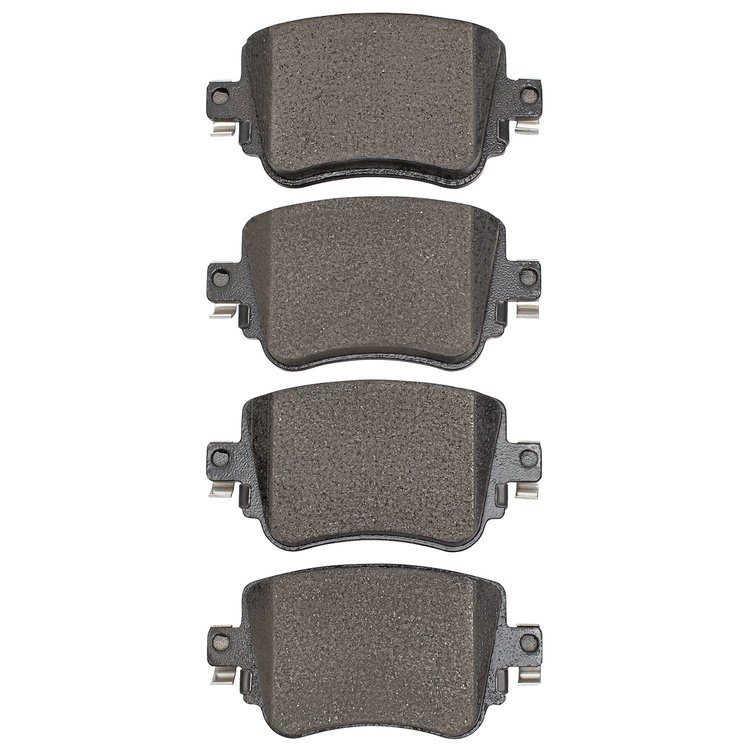 Euro Ceramic Brake Pads, Fits Select Audi/Porsche/Volkswagen, Position: Rear
