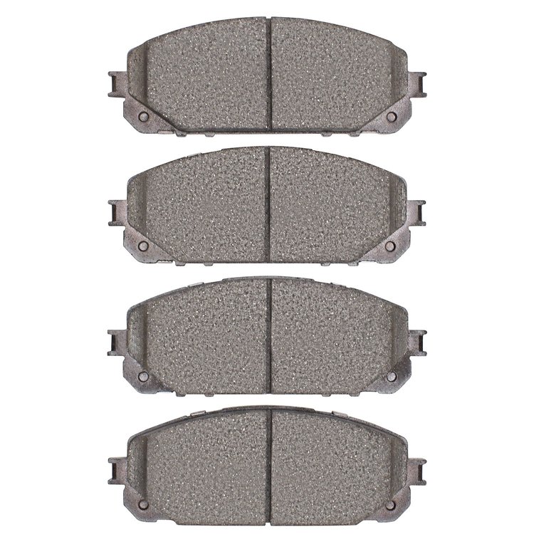 Euro Ceramic Brake Pads, Fits Select Mopar, Position: Front