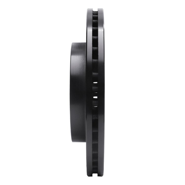E-Line Drilled & Slotted Black Brake Rotor, 2004-2010 Fits Multiple Makes/Models, Position: Front Left