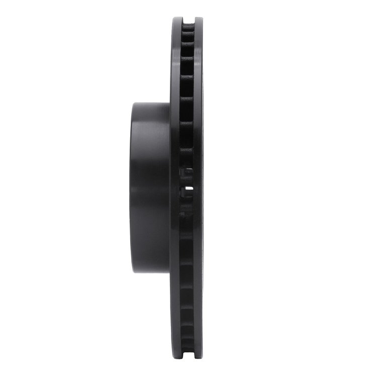 E-Line Drilled & Slotted Black Brake Rotor, 1990-2016 Fits Multiple Makes/Models, Position: Front Left