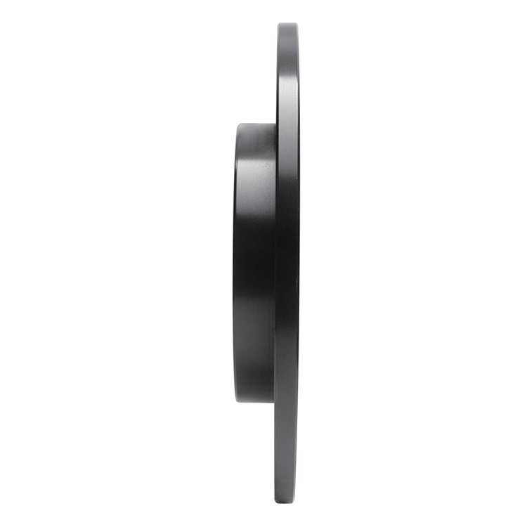 E-Line Drilled & Slotted Black Brake Rotor, 2001-2008 Fits Multiple Makes/Models, Position: Rear Right