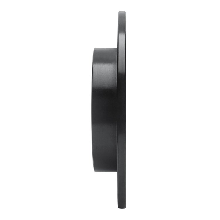 E-Line Drilled & Slotted Black Brake Rotor, 2000-2007 Fits Multiple Makes/Models, Position: Rear Right