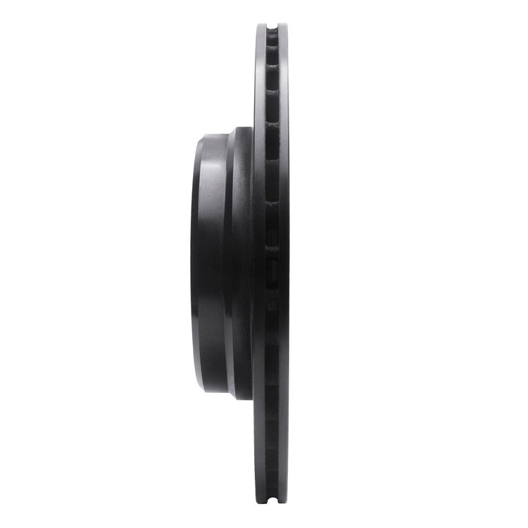 E-Line Drilled & Slotted Black Brake Rotor, 1995-2003 BMW, Position: Rear Right