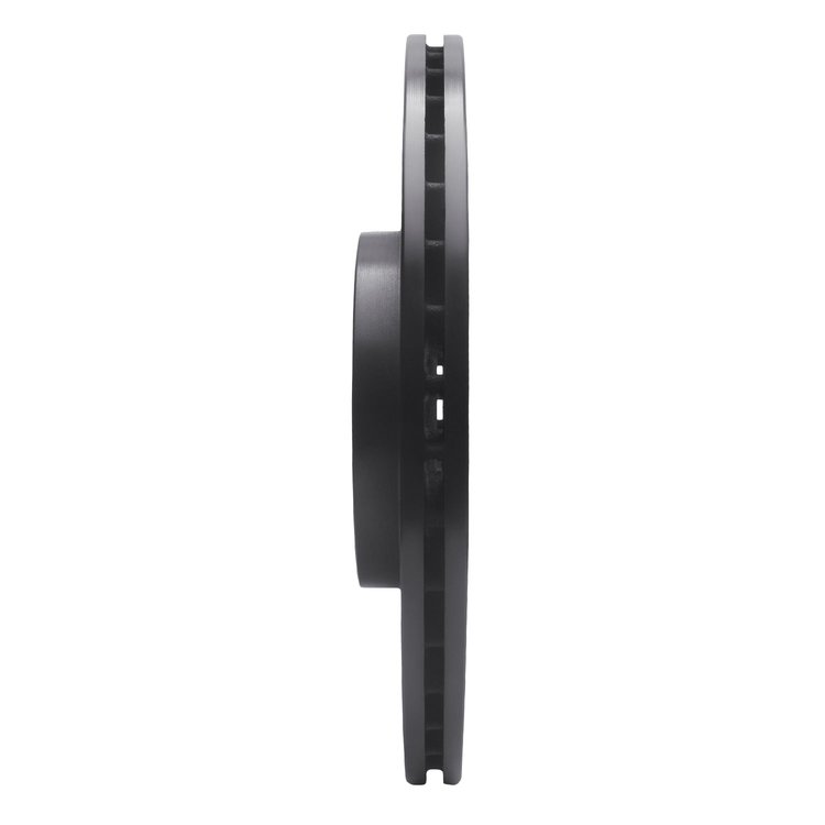 E-Line Drilled & Slotted Black Brake Rotor, Fits Select Fits Multiple Makes/Models, Position: Front Left