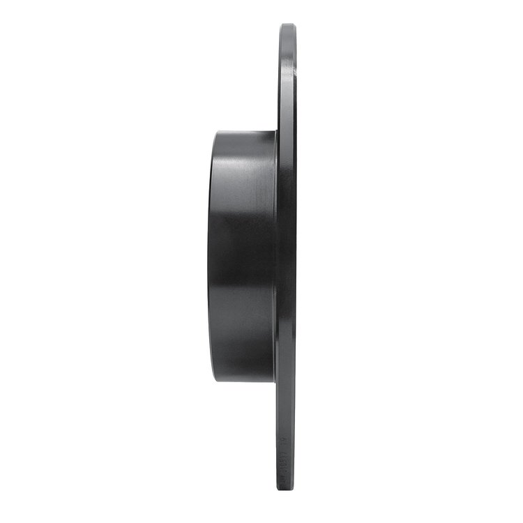 E-Line Drilled & Slotted Black Brake Rotor, 2013-2016 Mini, Position: Rear Left