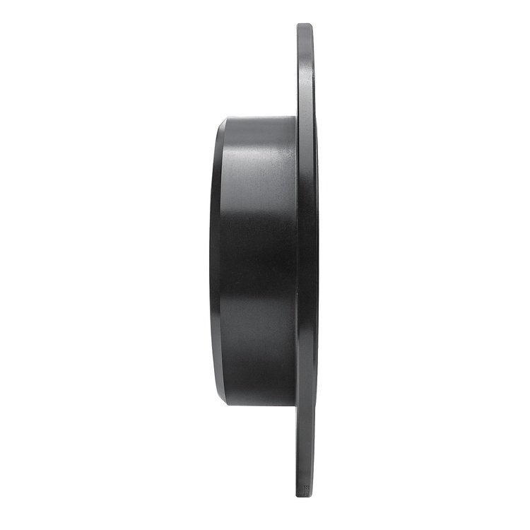 E-Line Drilled & Slotted Black Brake Rotor, Fits Select Mopar, Position: Rear Right