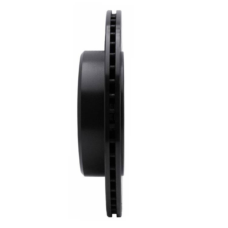 E-Line Drilled & Slotted Black Brake Rotor, Fits Select Mopar, Position: Rear Left