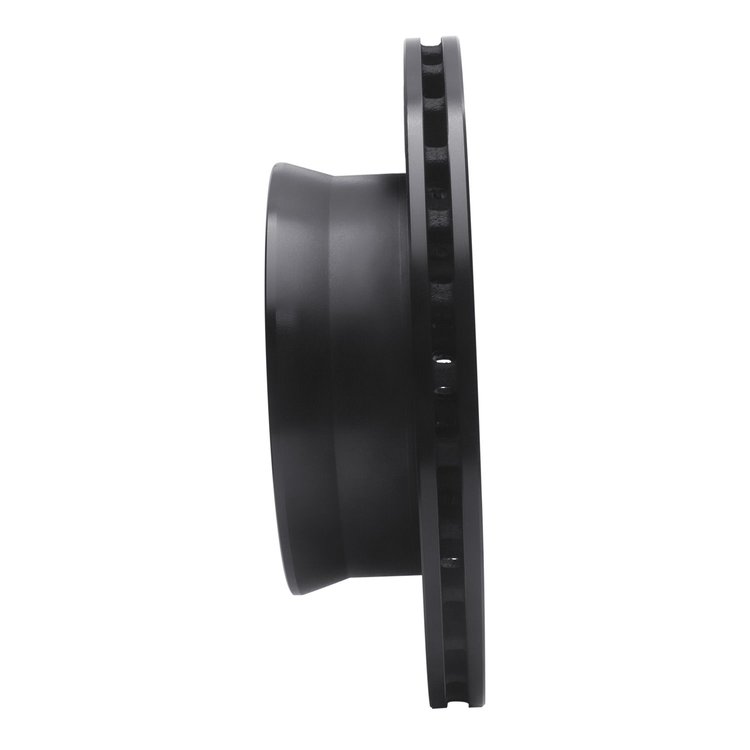 E-Line Drilled & Slotted Black Brake Rotor, 2002-2006 Fits Multiple Makes/Models, Position: Front Right