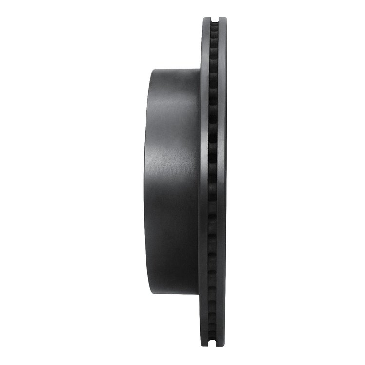E-Line Drilled & Slotted Black Brake Rotor, 2003-2003 Mopar, Position: Rear Right