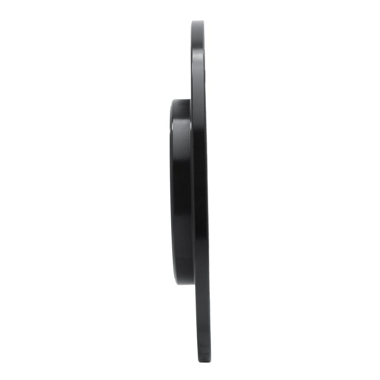 E-Line Drilled & Slotted Black Brake Rotor, 2012-2020 Fits Multiple Makes/Models, Position: Rear Left