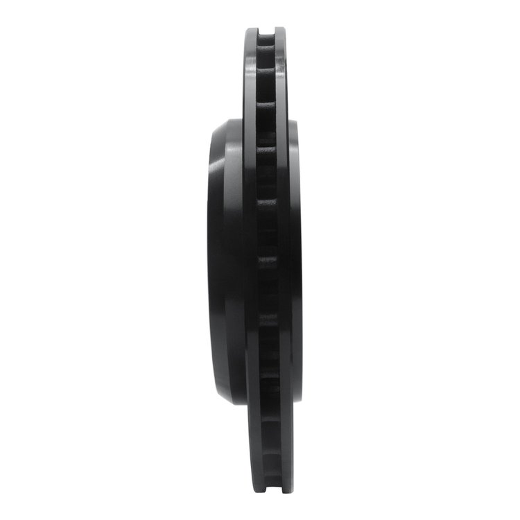 E-Line Drilled & Slotted Black Brake Rotor, Fits Select Mopar, Position: Rear Right