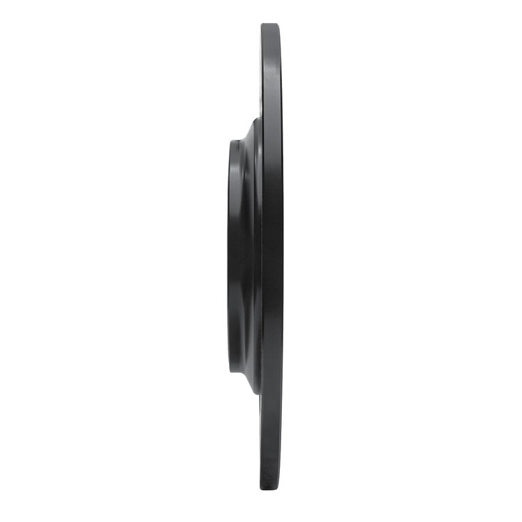 E-Line Drilled & Slotted Black Brake Rotor, Fits Select Mopar, Position: Rear Right
