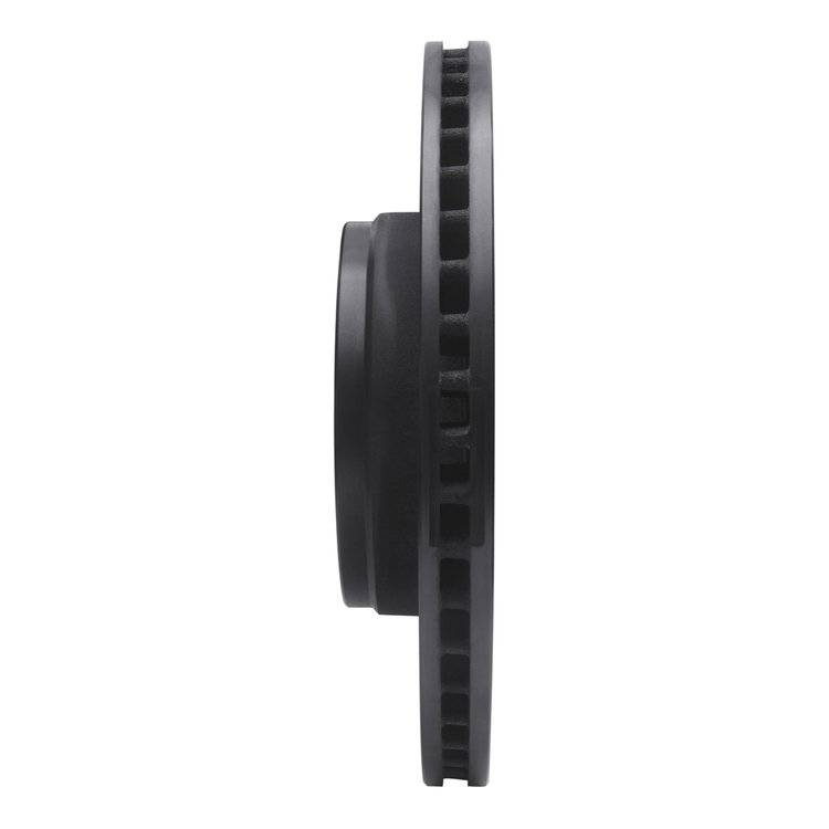 E-Line Drilled & Slotted Black Brake Rotor, 2011-2012 Mopar, Position: Front Right