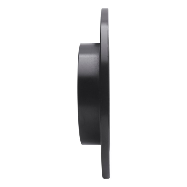 E-Line Drilled & Slotted Black Brake Rotor, 2006-2011 GM, Position: Rear Left