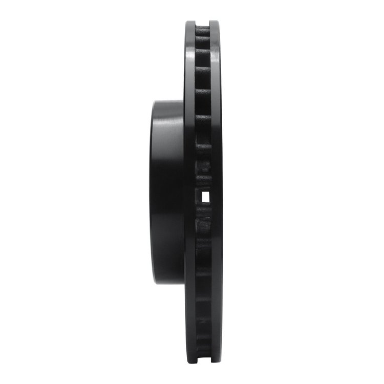 E-Line Drilled & Slotted Black Brake Rotor, Fits Select GM, Position: Front Left