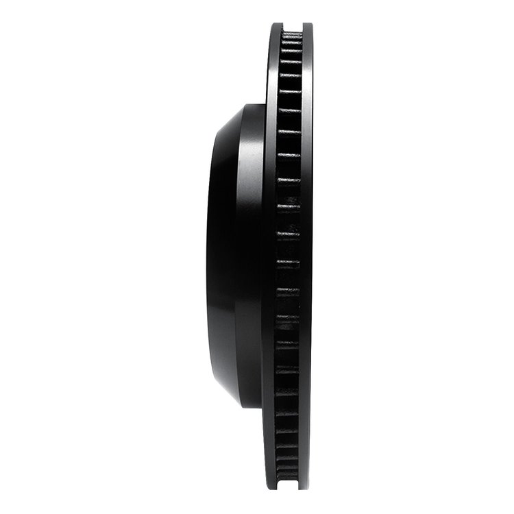 E-Line Drilled & Slotted Black Brake Rotor, 1998-2002 GM, Position: Rear Right