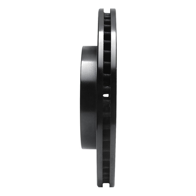 E-Line Drilled & Slotted Black Brake Rotor, 2003-2010 GM, Position: Front Right