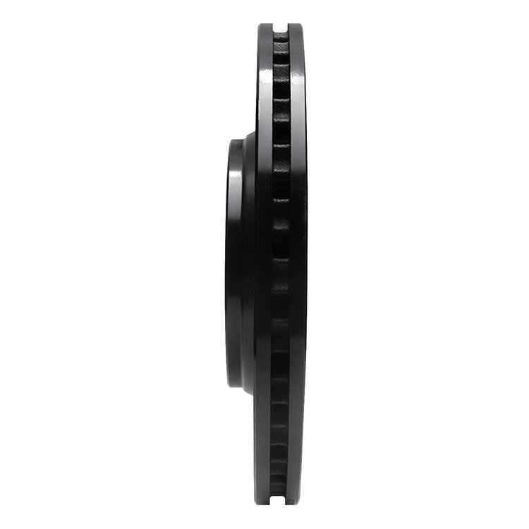 E-Line Drilled & Slotted Black Brake Rotor, 2004-2012 GM, Position: Front Right