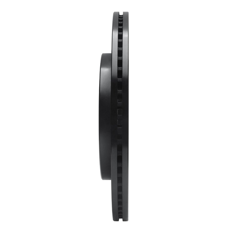 E-Line Drilled & Slotted Black Brake Rotor, Fits Select Ford/Lincoln/Mercury/Mazda, Position: Rear Left