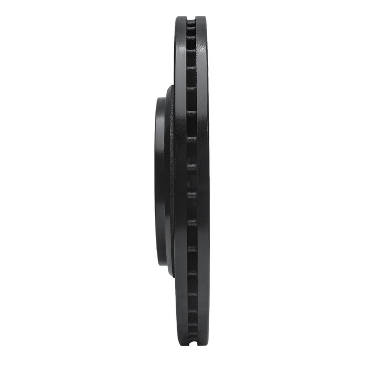 E-Line Drilled & Slotted Black Brake Rotor, Fits Select Acura/Honda, Position: Front Right