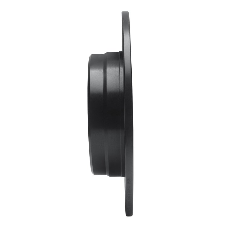 E-Line Drilled & Slotted Black Brake Rotor, 1987-2015 Fits Multiple Makes/Models, Position: Rear Right
