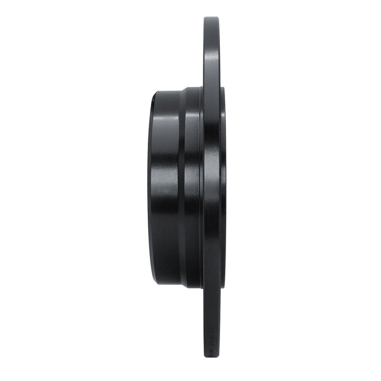 E-Line Drilled & Slotted Black Brake Rotor, 1991-1999 Mercedes-Benz, Position: Rear Right