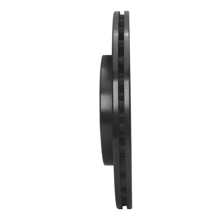 E-Line Drilled & Slotted Black Brake Rotor, 2014-2019 Mercedes-Benz, Position: Rear Right