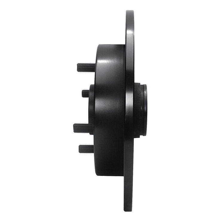 E-Line Drilled & Slotted Black Brake Rotor, 1988-1988 Infiniti/Nissan, Position: Rear Left