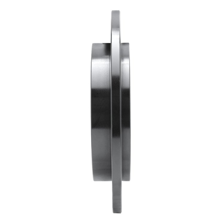 E-Line Drilled & Slotted Black Brake Rotor, 2004-2015 Infiniti/Nissan, Position: Rear Right