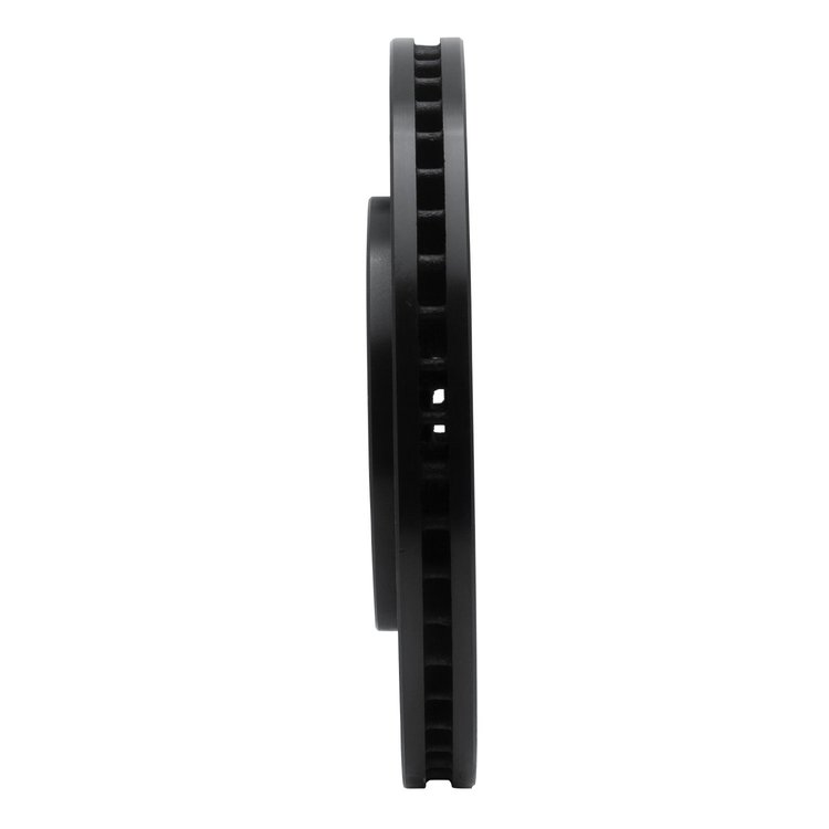 E-Line Drilled & Slotted Black Brake Rotor, Fits Select Fits Multiple Makes/Models, Position: Front Left